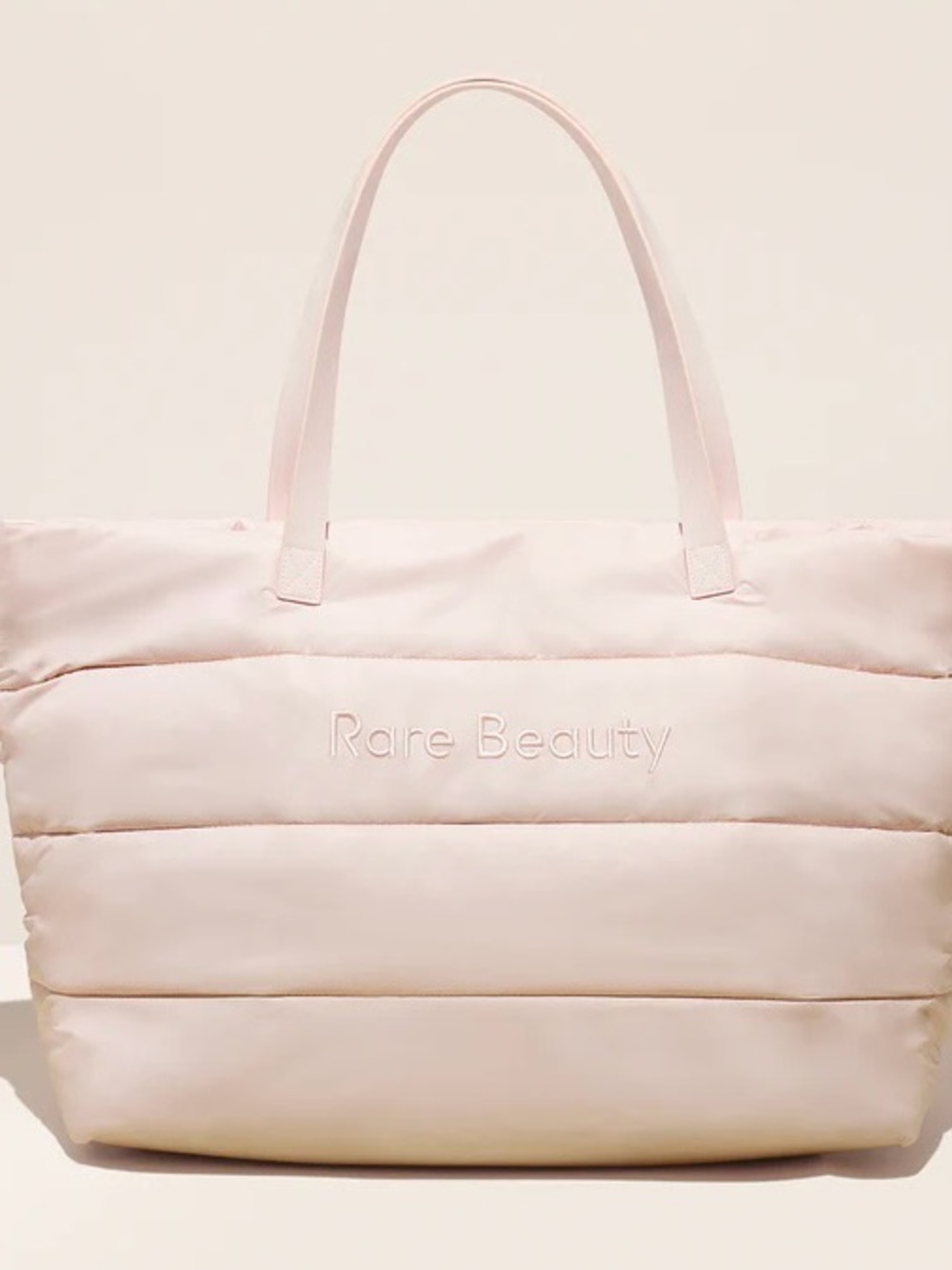Rare Beauty Puffer Traveler Tote Bag